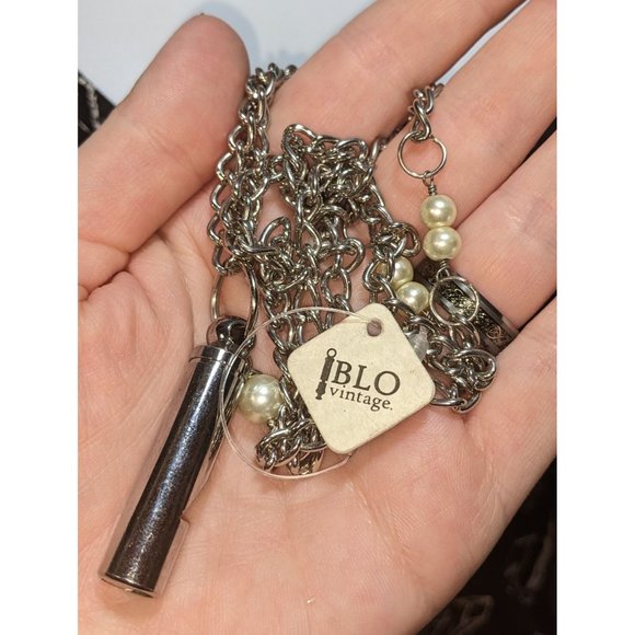 Blo Vintage Pearl Whistle Necklace - Picture 1 of 4